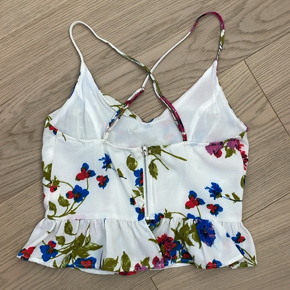 Floral Ruffle Cami - Picture 2 of 2